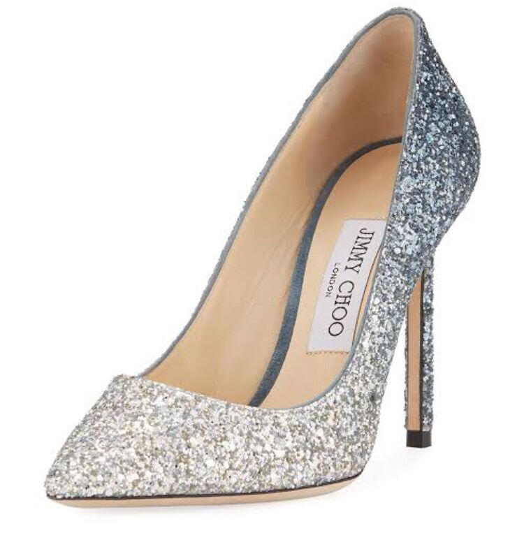 Celebrity Shoe Style These pumps combine a classic silhouette with a modern twist, featuring a peep-toe design and subtle shimmer.